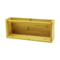 AHŞAP BAMBU  DUVAR RAFI   MIKNATISLI MONTAJ   10.2 X 25CM - Y: 5--6CM