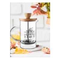 BAMBU KAPAKLI CAM BİTKİ SÜZGEÇ 350ML