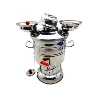 ÇİFT DEMLİK HAZNELİ  3.5LT KÜÇÜK BOY - TEK MUSLUK PİKNİK SEMAVERİ