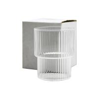 ÇİZGİLİ - CAM BARDAK KAHVE - SUNUM - MEŞRUBAT - ORİGAMİ