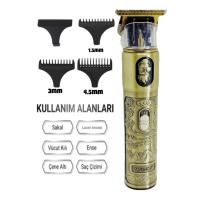 Dijital Göstergeli Saç Sakal Tıraş Makinesi - Sıfıra Yakın - IP-1949
