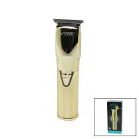 GOLD KROM KAPLAMA GÖVDE  SAÇ - SAKAL KESME TRAŞ MAKİNESİ  USB ŞARJLI V-903
