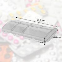 Haftalık 7 Bölmeli İlaç Saklama ve Hatırlatma Kutusu