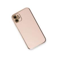 iPhone 11 Kılıf Volet Silikon - Pembe