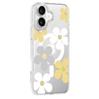 Joko Apple iPhone 16 Floral Magsafe Kapak - Sarı
