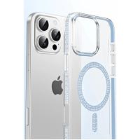 Joko Apple iPhone 14 Pro Max Move Taşlı Magsafe Kapak - Gümüş