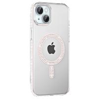 Joko Apple iPhone 15 Move Taşlı Magsafe Kapak - Gümüş