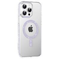 Joko Apple iPhone 15 Pro Move Taşlı Magsafe Kapak - Lila