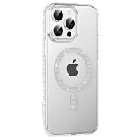 Joko Apple iPhone 15 Pro Max Move Taşlı Magsafe Kapak - Natural Grey