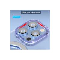 Joko iPhone 14 Pro Kılıf Zoom Standlı Silikon - Sierra Blue