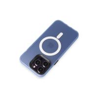 Joko iPhone 13 Pro Max Kılıf Mateks Magsafe Kapak - Sierra Blue
