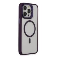 Joko iPhone 14 Pro Kılıf Roblox Lens Magsafe Standlı Kapak - Derin Mor