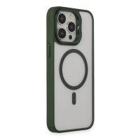 Joko iPhone 14 Pro Kılıf Roblox Lens Magsafe Standlı Kapak - Koyu Yeşil
