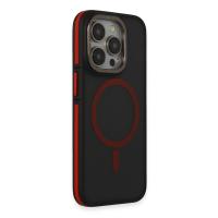 Joko iPhone 15 Pro Max Rocky Magsafe Kapak - Siyah-Kırmızı