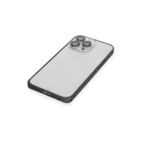 Joko iPhone 15 Pro Max Metal Bumper Mat Kapak - Siyah