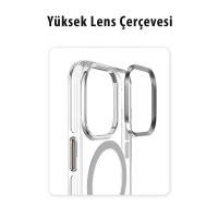 Joko iPhone 15 Kılıf Crystal Magsafe Kapak - Şeffaf