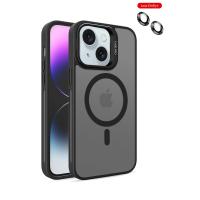 Joko iPhone 14 Kılıf Flet Lens Magsafe Kapak - Siyah