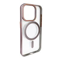 Joko iPhone 15 Pro Crown Lens Standlı Magsafe Kapak - Pembe