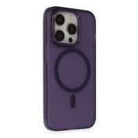 Joko iPhone 14 Pro Frost Standlı Magsafe Kapak - Derin Mor