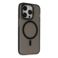 Joko iPhone 15 Pro Frost Standlı Magsafe Kapak - Siyah