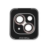 Joko iPhone 15 PVD Metal Kamera Lens - Pembe
