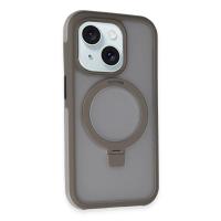 Joko iPhone 15 Zorda Airbag Magsafe Standlı Kapak - Titan Gri
