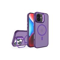 Joko iPhone 16 Plus Flet Lens Magsafe Kapak - Derin Mor