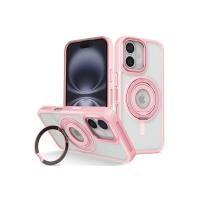 Joko iPhone 16 Banza Magsafe Standlı Kapak - Pembe