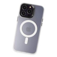 Joko iPhone 15 Pro Max Kılıf Mateks Magsafe Kapak - Beyaz