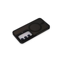 Joko Samsung Galaxy S24 Flet Lens Magsafe Kapak - Siyah