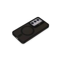 Joko Samsung Galaxy S24 Flet Lens Magsafe Kapak - Siyah