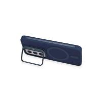 Joko Samsung Galaxy S24 Flet Lens Magsafe Kapak - Lacivert