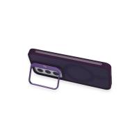 Joko Samsung Galaxy S24 Flet Lens Magsafe Kapak - Derin Mor