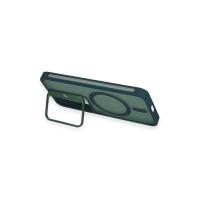 Joko Samsung Galaxy S24 Flet Lens Magsafe Kapak - Koyu Yeşil