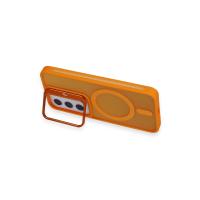 Joko Samsung Galaxy S24 Plus Flet Lens Magsafe Kapak - Turuncu