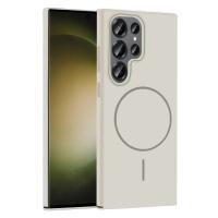 Joko Samsung Galaxy S23 Ultra Broş Magsafe Kapak - Krem