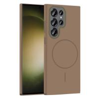 Joko Samsung Galaxy S23 Ultra Broş Magsafe Kapak - Çöl Titanyum