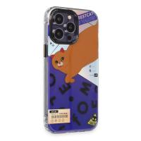 Keep Off iPhone 14 Pro Kılıf Cat Desenli Kapak - Cat - 4