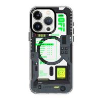 Keep Off iPhone 15 Pro Max Future Armor Magsafe Kapak - Radiation