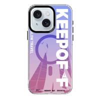 Keep Off iPhone 15 Summer Travel Magsafe Kapak - Quiet Wandering