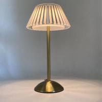 Masa Üstü Taşınabilir USB Şarjlı Dokunmatik Eskitme Aydınlatıcı Aplik Led Kristal Abajur