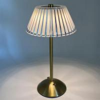 Masa Üstü Taşınabilir USB Şarjlı Dokunmatik Eskitme Aydınlatıcı Aplik Led Kristal Abajur