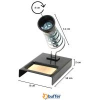 Metal Temizleme Keçeli Süngerli Lehim Altlığı Kalem Havya Sehpası Standı