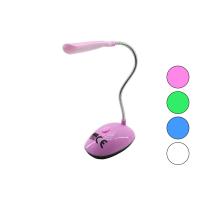 MİNİ   PİLLİ - YAYLI  LEDLİ MASA LAMBASI  3 X 1.5V AAA PİL