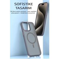 Movenchy iPhone 14 Pro Max Kılıf Radyant Magsafe Kapak - Lacivert