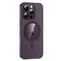 Movenchy iPhone 14 Pro Kılıf PP Magsafe Kapak - Derin Mor