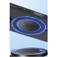 Movenchy iPhone 14 Pro Kılıf PP Magsafe Kapak - Derin Mor