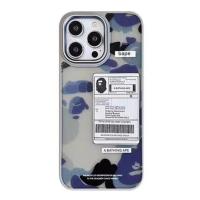 Movenchy iPhone 14 Pro Max Terra Desenli Kapak - Siyah - 3