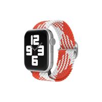 Newface Apple Watch 42mm Star Kordon - Beyaz-Kırmızı