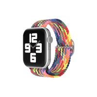 Newface Apple Watch 42mm Star Kordon - Siyah-Kırmızı-Sarı